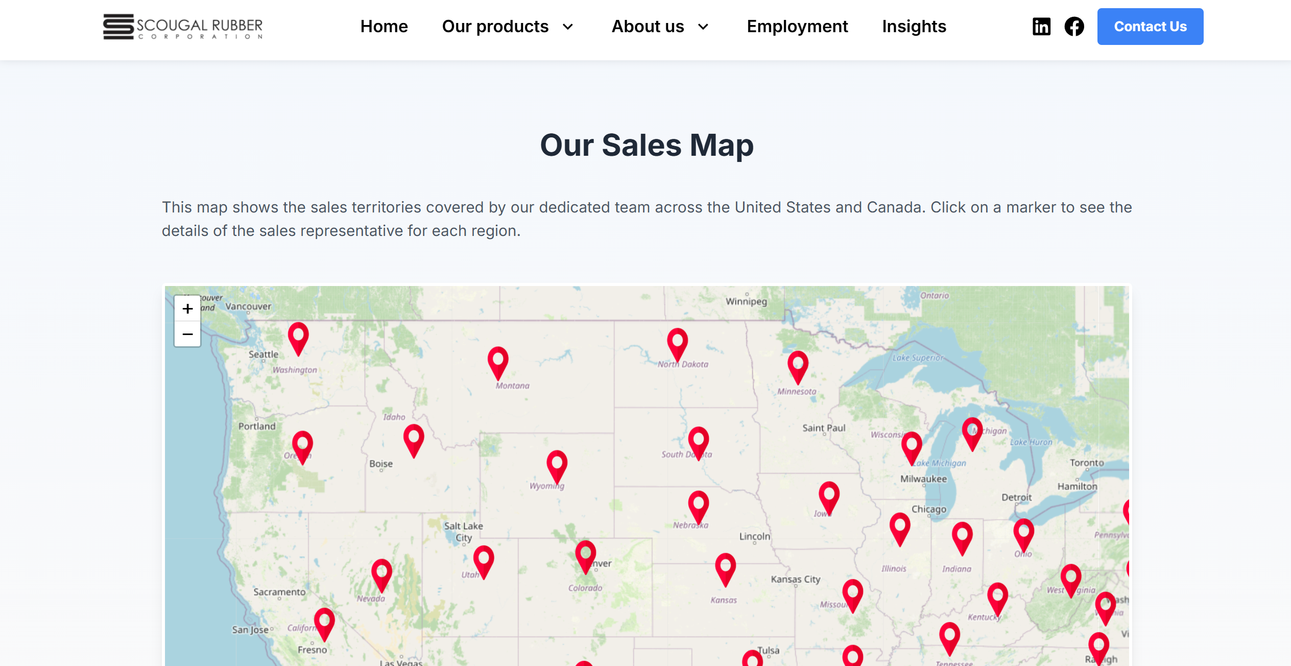 sales map scougal rubber